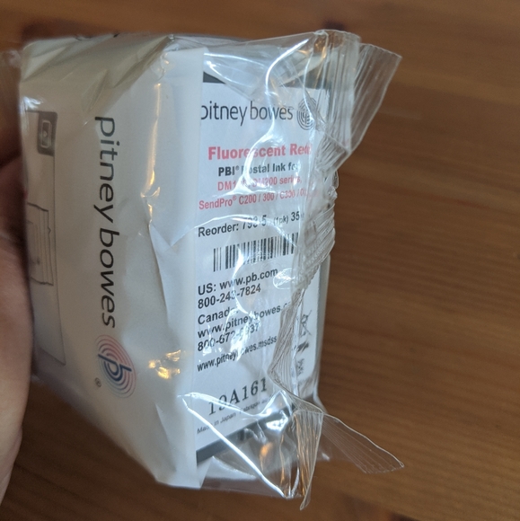 Pitney Bowes 795-3 Fluorescent Red Postage Ink - Picture 6 of 7